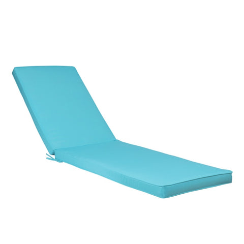 ZUN Outdoor Lounge Chair Cushion Replacement Patio Funiture Seat Cushion Chaise Lounge Cushion（SKY BLUE 73813786