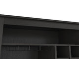 DEPOT E-SHOP Mojito Bar Cabinet, One Open Drawer, One Open Shelf, Black B097133096