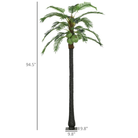 ZUN Artificial palm trees/Green plants （Prohibited by WalMart） 14710705