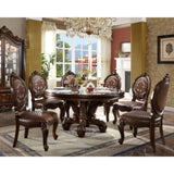 Brown and Cherry Oval Back Side Chairs B062P185714