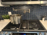 Pot Filler Faucet Wall Mount,Brushed Nickel Finish and Dual Swing Joints DesignUnable ship 37240296