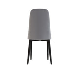A set of 2 dining chair, modern style chair made of high-quality PU Leather fabric with thick soft 55056687