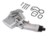 Aluminum Engine Oil Cooler Filter Housing w/Gasket 11428596283 Replacement for BMW 230i 330i 330e 13462723