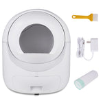 ZUN Smart Automatic Cat Litter Box,Automatic Scooping and Odor Removal, App Control, Support 5G&2.4G W1655122595