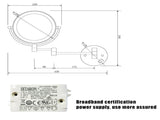 LED Wall Mount Two-Sided Magnifying Makeup Vanity Mirror 68861572