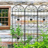 2 Pack Metal Garden Trellis 86.7" x 19.7" Rustproof Trellis for Climbing Plants Outdoor Flower W1586P151257