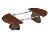 Wooden Round Wooden Coffee Table, Flexible and Extendable, Multi-functional and Space-saving, W3590P491826