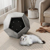 ZUN 25.98"Modern Pet Furniture Cat Carrier Side Table, Sofa Side Table, Planter MDF Multifunctional W757P164917