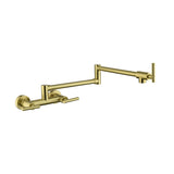 Pot Filler Faucets Both Hot Cold Water Wall Faucet Brass Faucets Kitchen Folding Kitchen Faucets W928110072