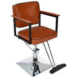 ZUN Classic Barber Chair,Styling Salon Chair with Hydraulic Pump Swivel Barber Chair,for Beauty Salon WF323429AAR