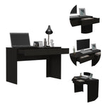 ZUN Tampa Writing Computer Desk ,Two Drawers B128P148815