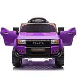 12V Kids Ride On Car W/Parents Control,Licensed Toyota LC250 2024,Four-wheel suspension,Adjustable W1578P203999
