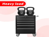 6-Drawer Rolling Tool Chest Cabinet, Large Capacity Metal Tool Box with Wheels and Locking, Roll 09095142