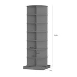 ZUN 360 gray rotating shoe cabinet with 7 layers can accommodate up to 28 Paris shoes W1320118932