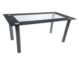 110cm Dining Table Tempered Glass Dining Table 66402651