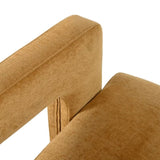 ZUN Mirod Sleek Right-Angle Armrests, Ergonomic Lumbar Support, Square Wooden Block Legs, Inclined Seat N760P193221G