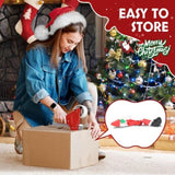 4.9 FT Lighted Christmas Inflatable Decoration, Inflatable Hanging Santa Claus with Gift Bag, Funny 29820993