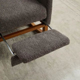 25.4"W Chair for Nursery, High Back Glider Chair with Retractable Footrest, Side Pocket, W3188P282077