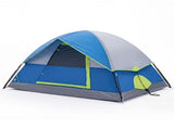 4 Person Waterproof Camping Tent with Rainfly, Easy Setup Dome Tent with Mesh Windows & Skylights, 59524485