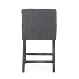 Upholstered 26 inch Counter Stool - Charcoal/Gray 71252.00CHAR