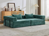 Compression Sofa,Convertible Floor Sofa Bed with Fixed-Shape Frame, Loveseats Boneless Modular 11854585