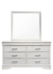 ZUN Modern 6 Drawer Dresser made with Wood in White 733569235551