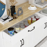 47.95" Farmhouse Buffet Cabinet Storage Sideboard with 2 Drawers and 4 Doors for Dining Living Room W282138088