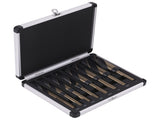 Wood Boring Bit Set 8PC 9/16 to 1" Professional Grade Tools with Storage Case 19296764