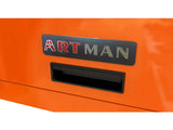 4 DRAWERS MULTIFUNCTIONAL TOOL CART WITH WHEELS-ORANGE W1102111135