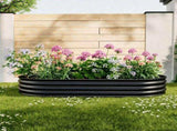 Galvanized Raised Garden Bed 8x4x1ft - Heavy Duty Metal Planter Box for Vegetables, Herbs & Flowers, W840P499238