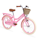 ZUN Multiple Colors,Girls Bike with Basket for 7-10 Years Old Kids,20 inch wheel ,No Training Wheels W1019P171907