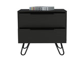 Nightstand with 2 Drawers, Modern Bedside Table with Storage, Bedroom End Table for Home B097132918