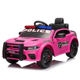 ZUN Licensed Dodge Charger,12v Kids ride on police car W/Parents Remote Control,anti-collision W1396P172630