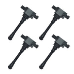 ZUN 4Pcs Ignition Coil Pack 22448-1KC0A 224481KC0A Compatible with NlSSAN JU-KE 2011-2017 SEN-TRA 89229688