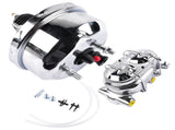 7" Street Hot Rod Power Brake Booster & Master Cylinder CHROME Brakes Custom Car 55419783