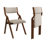 Upholstered folding Dining chair, space saving, easy to carry, Dining Room, No assembly 77185471
