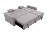 83" Oversized Upholstered Sofa Bed W/Pull Out Couch Bed & Adjustable Backrest,3 Seaters Sofa & Couch W1417131916