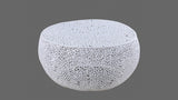 ZUN T3502-32 Round Coffee Table in White B009140729