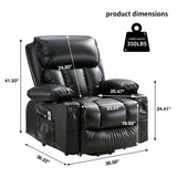 Power Electric massage lift lounge chair, suitable for the elderly, with heating and vibration W1807P299442