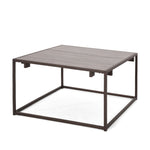 ZUN [Ship to Canada only]Modern Industrial Coffee Table, Gray and Bronze N825P201260