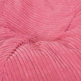 Kenli Modern Corduroy Polyester 3 ft. Bean Bag Chair,Pink Rose N778P185629P
