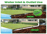 4Inch Green Angled Yard Drainage Pipe With Sloped Grate Yard Drain Emitter For Sump Pump Discharge 37903580