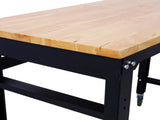 Workbench - 48" Wide Rolling Workbenches for Garage - Adjustable Height, Workshop Tool Bench, Metal W46560404