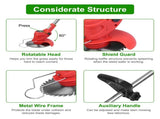 Powerful 8000 rpm telescopic weed trimmer/barbedless lawn mower/brush trimmer with 37 to 50.4 14369471