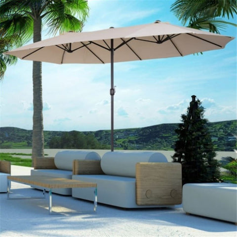 ZUN Outdoor beach umbrella/ Double-SidedMarket Umbrella （Prohibited by WalMart） 99467900