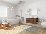 30" Wall Mounting Bathroom Vanity With Gel Sink, Soft Close Drawer W999102535