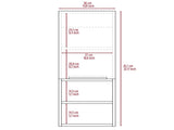 Kingston Rectangle 2-Shelf Medicine Cabinet Light Oak B06280274