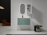 12" Bathroom Side Cabinet,Soft Close Doors,Float Mounting Design, W999P248644