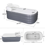 Inflatable Bathtub for Adults with Zip Cover, Family Spa, Relaxation 53910181