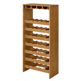 Oak 7-tier Wine Rack B062P184585